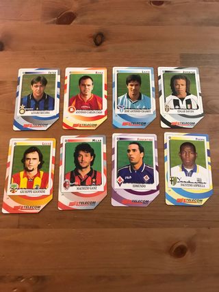 8 schede telefoniche - Introvabili Panini 1997/98