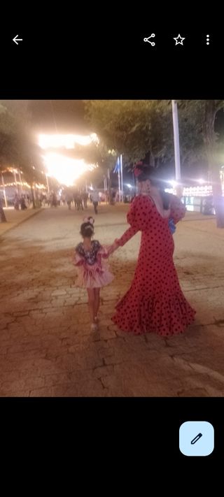 Traje de flamenca