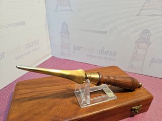 Conjunto lupa y abrecartas antiguos