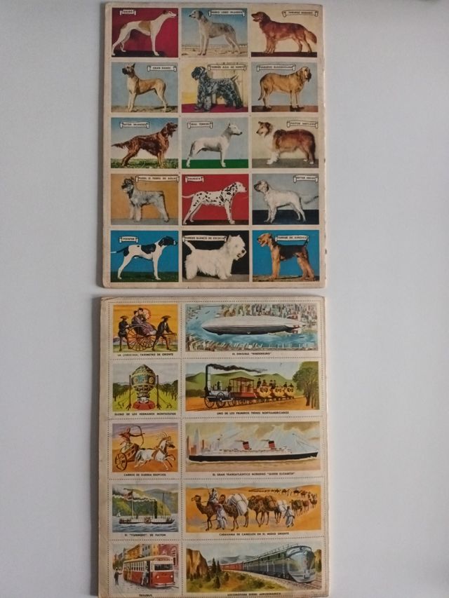 ALBUMS DE CROMOS ANTIGUOS