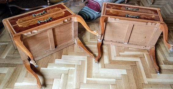 Mesilla vintage en madera