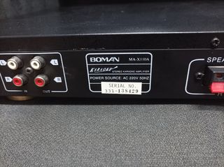 Amplificador boman stereo karaoke