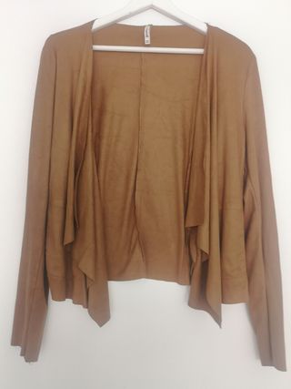 Chaqueta efecto ante stradivarius