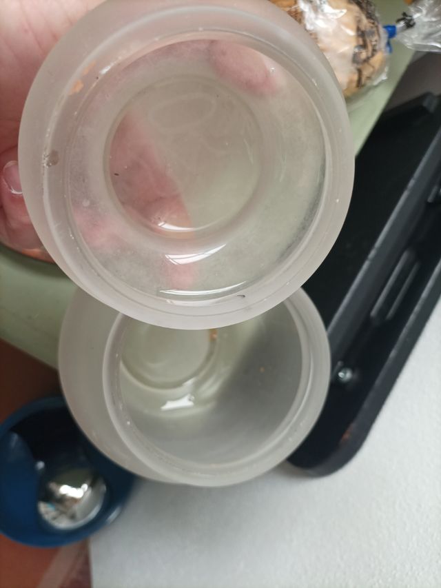 Frasco de cristal antiguo