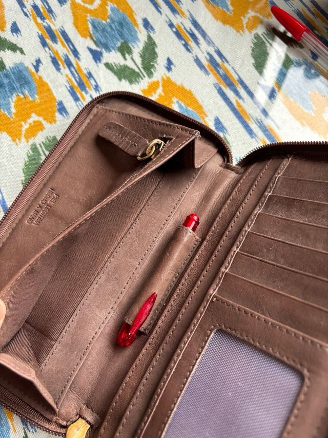 Cartera billetera piel mujer