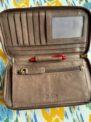 Cartera billetera piel mujer