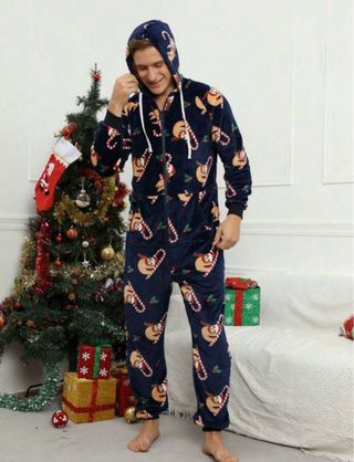 Pijama navideño hombre