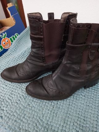 Stivaletti donna marrone