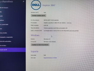 Pc Dell inspiron 3847
