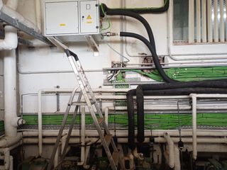 Se realizan trabajos de mantenimiento