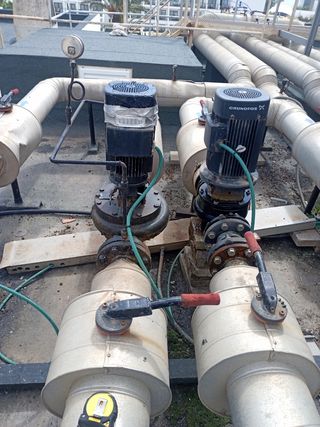 Se realizan trabajos de mantenimiento