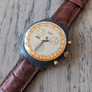 Orologio Swatch Chrono SCM 100 Goldfinger