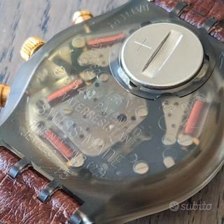 Orologio Swatch Chrono SCM 100 Goldfinger