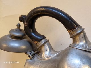 Caffettiera, bricco peltro fine 800