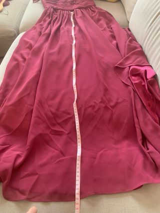 Vestido de fiesta fucsia