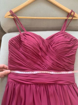 Vestido de fiesta fucsia