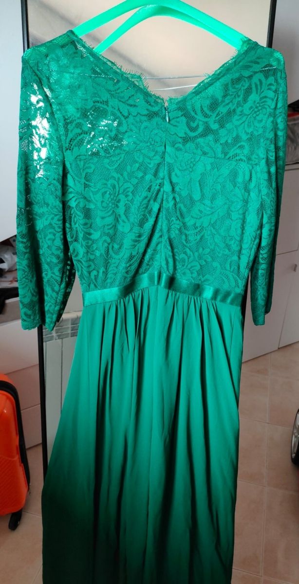 Abito vestito colore verde taglia S
