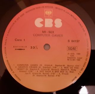 Vinilo Mi-sex 1980