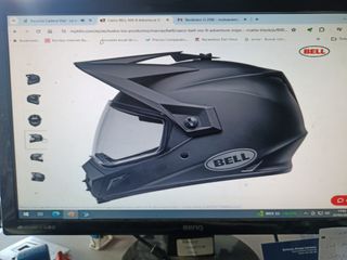 Casco Bell mx-9 adventure color negro