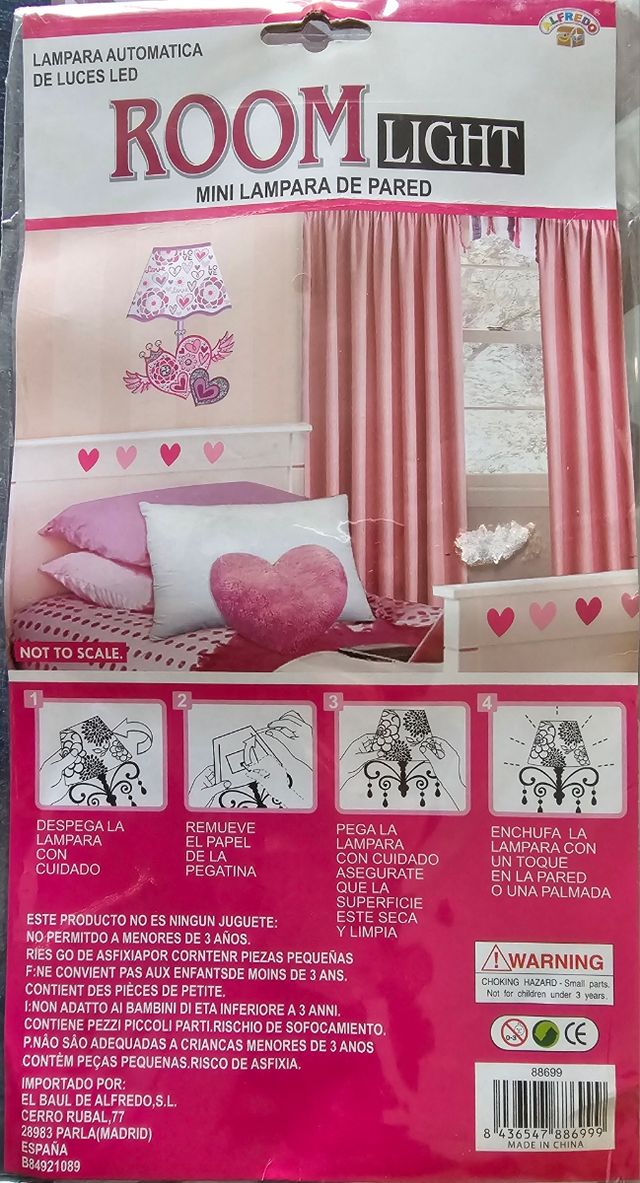 Lampara automatica de luces led