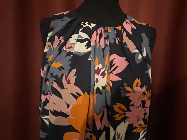 Abito H&M fantasia floreale Tg S nuovo