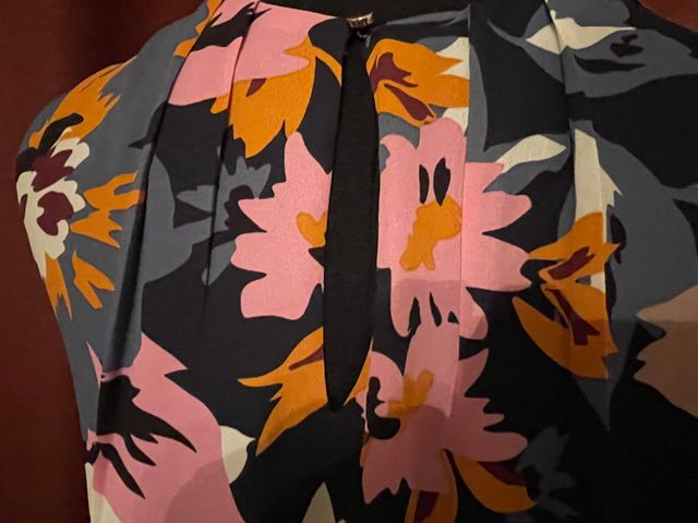 Abito H&M fantasia floreale Tg S nuovo