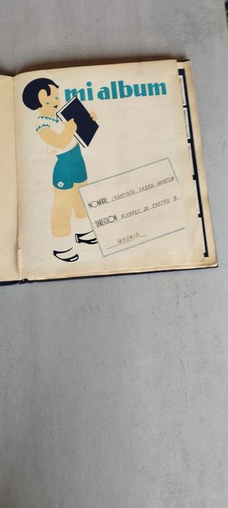 Album de cromos antiguo 1932. Nestlé.