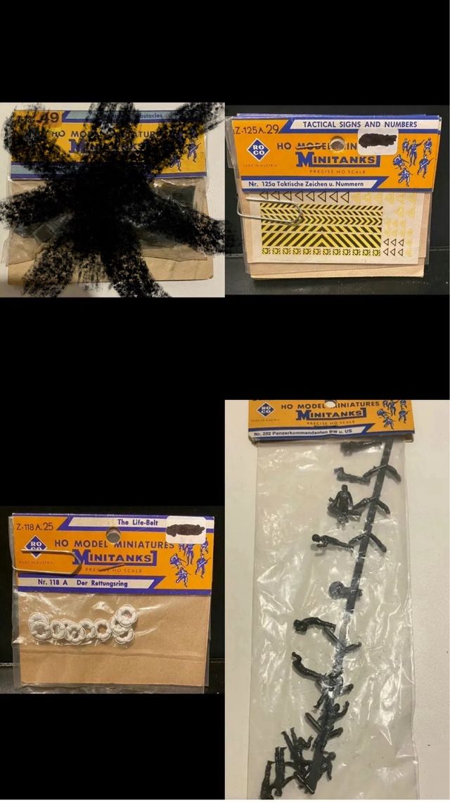 SOLDATINI ROCO SERIE MINITANKS