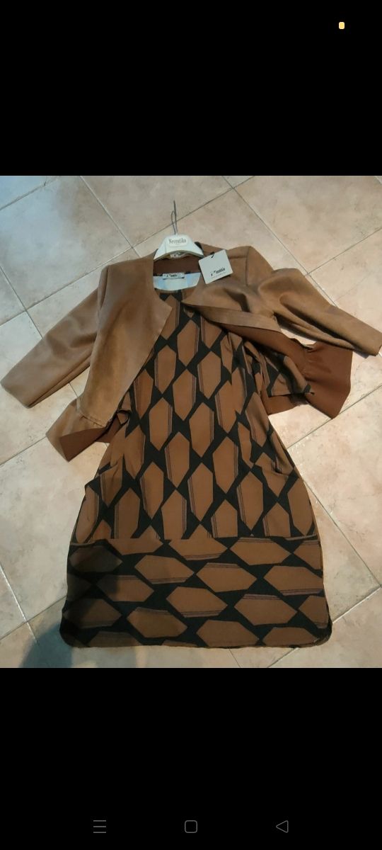 Completo vestitino+giacchetta Pinocchio