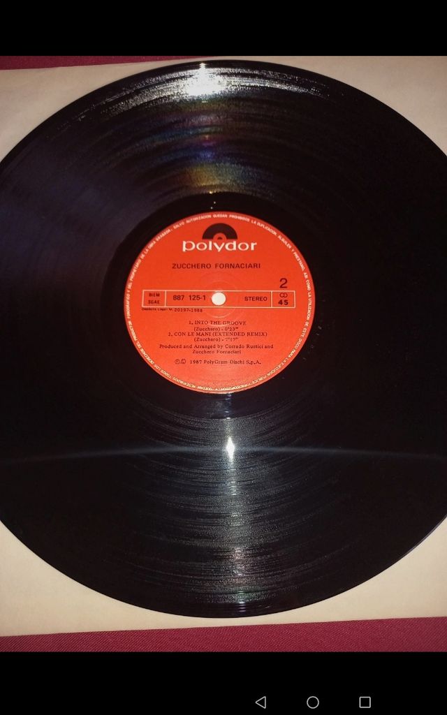 Zucchero Sugar Fornaciari - Senza Una Donna. 1987