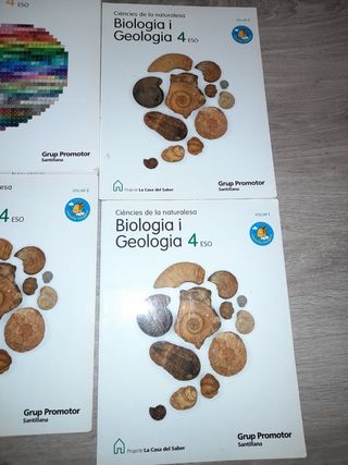 Lot  llibres 4 ESO Biologia Socials Pla