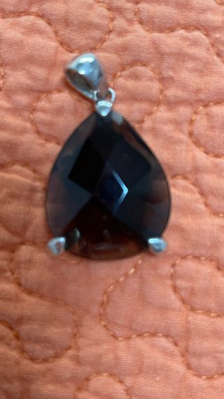 Anillo y colgante Tous de cuarzo ahumado y plata