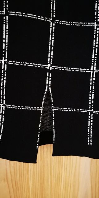 Falda cuadros elástica