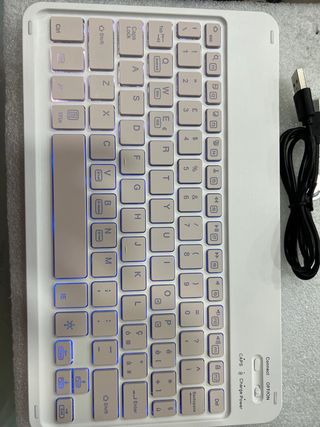 teclado inalambrico con luz