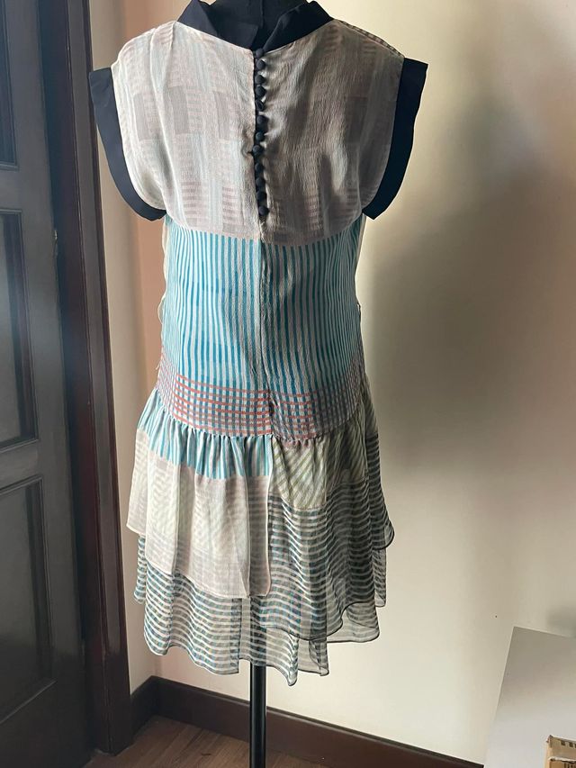 Abito pura seta RAASTA Tg 42 italiana nuovo