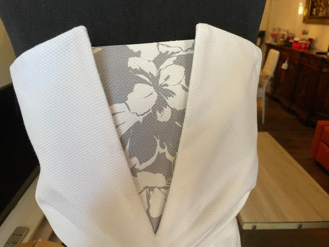 Stupendo abito bustier bianc ANA PIRES Tg 42 nuovo