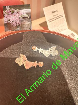 Pendientes Tous plata Earcuff