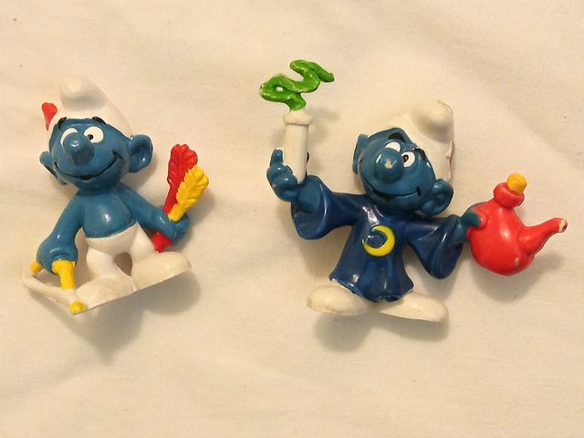 Smurf1978arciere smurfalchimista1979 schleichpeyo