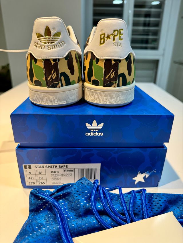 Adidas Stan Smith X BAPE