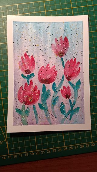 Acquerello fiori 