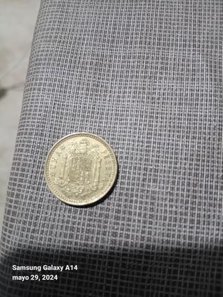 Moneda antigua de plata Española