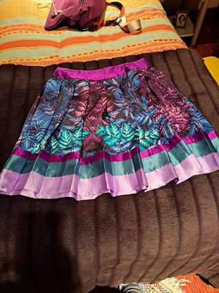 Falda estampada de Custo