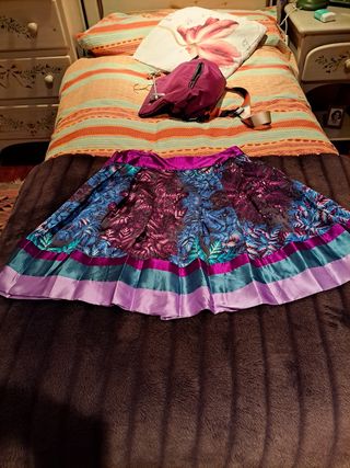 Falda estampada de Custo