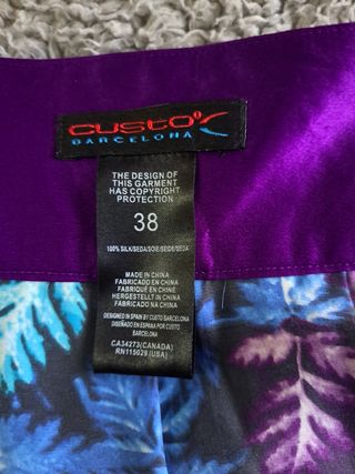 Falda estampada de Custo