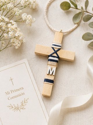 cruz comunion personalizada