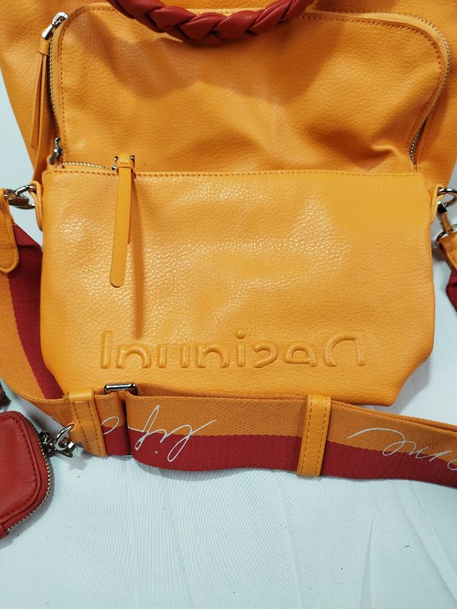 Bolso desigual naranja