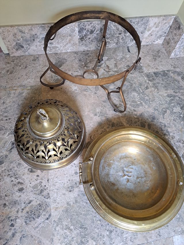 BRASERO ANTIGUO METAL