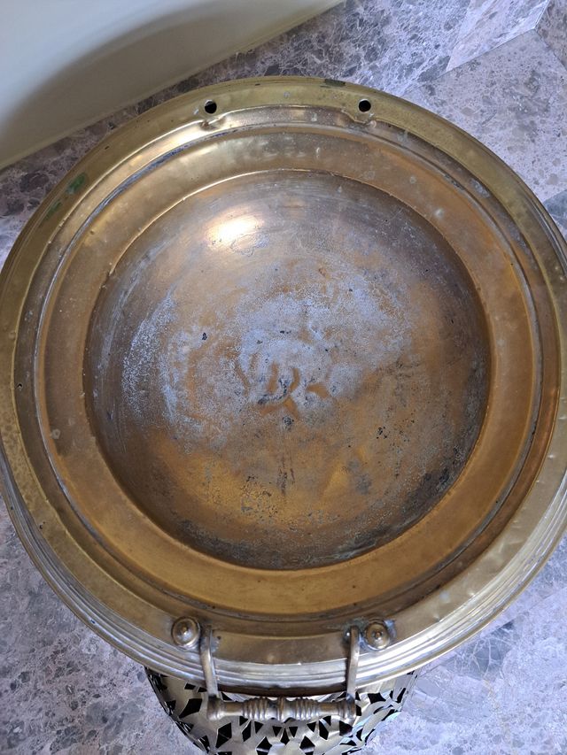 BRASERO ANTIGUO METAL