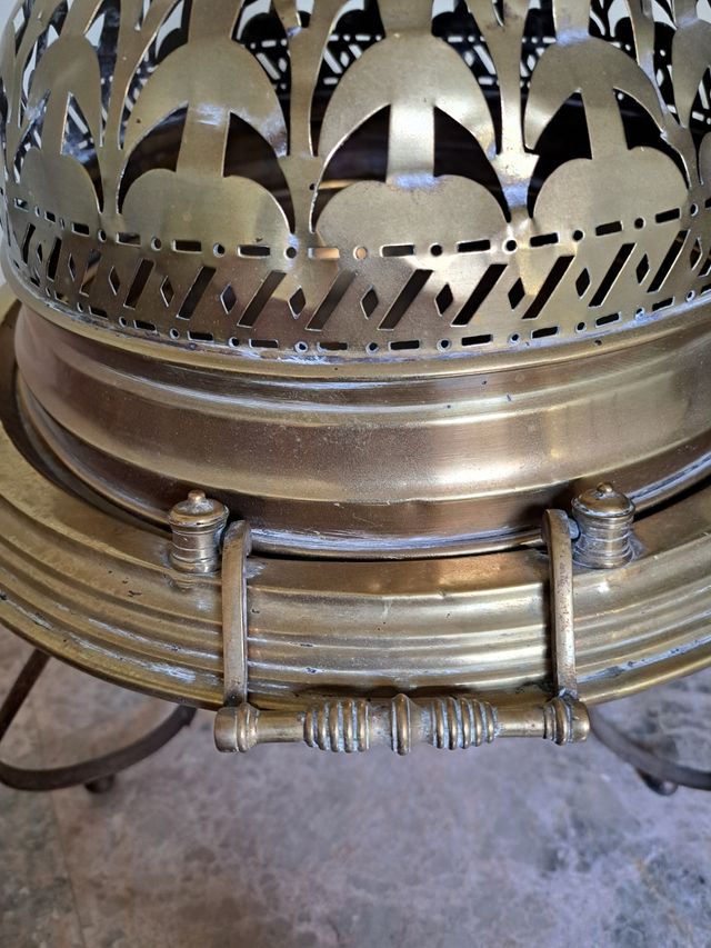 BRASERO ANTIGUO METAL