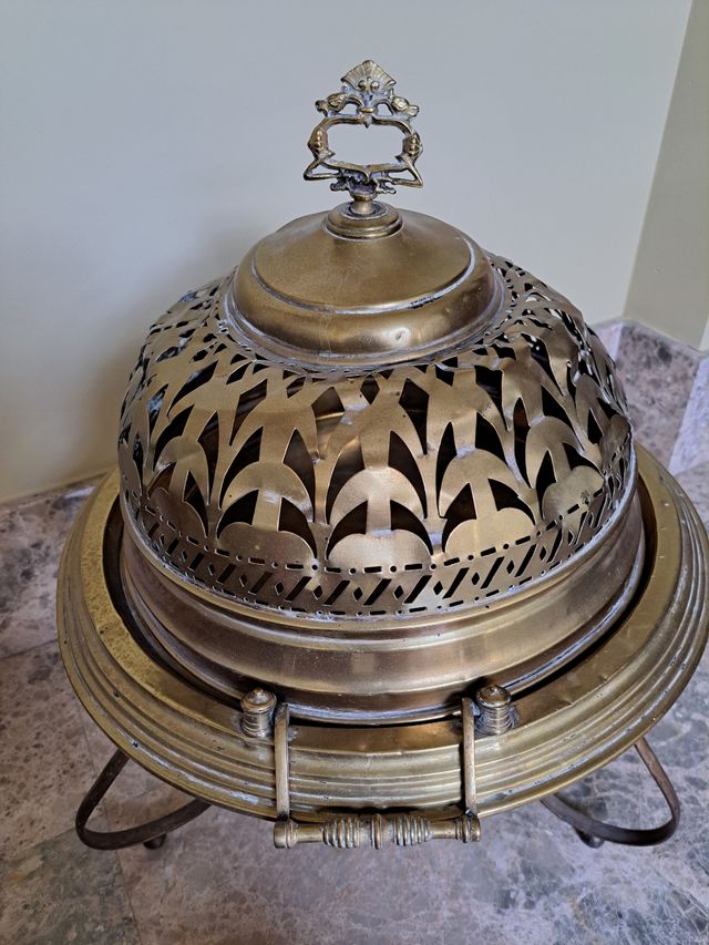 BRASERO ANTIGUO METAL